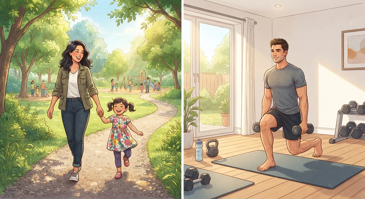 Physical Activity Every Day vs. Dedicated Exercise Sessions