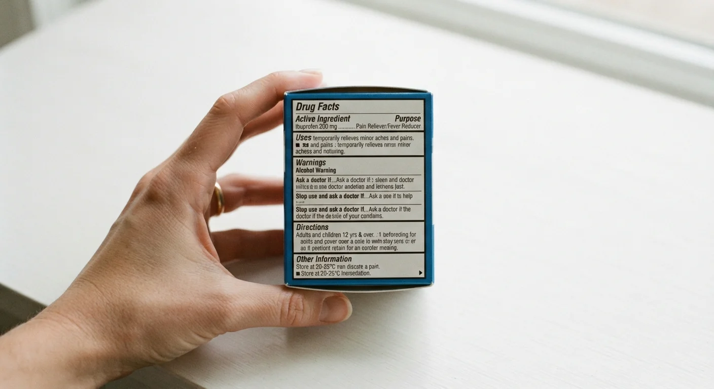 Reading an OTC Drug Facts Label Without the Guesswork