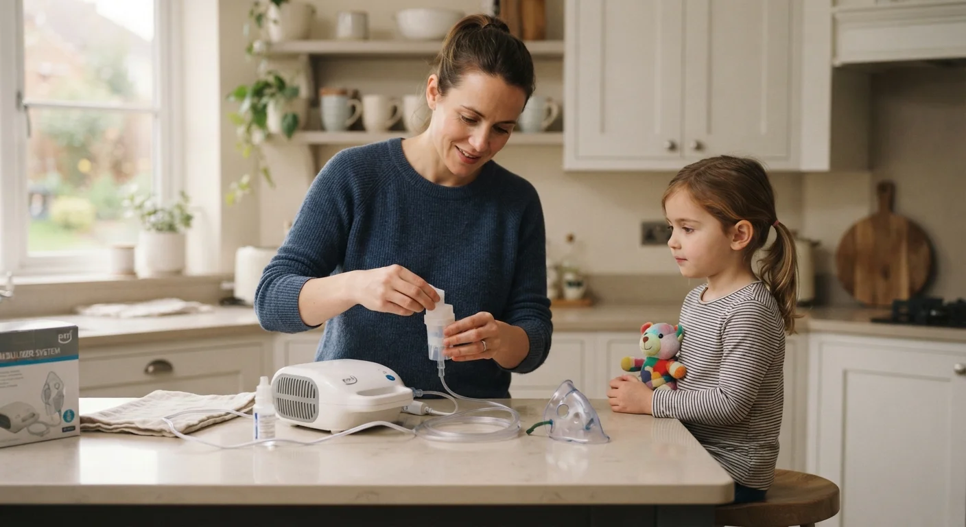 Setting Up a Nebulizer Safely for a Child