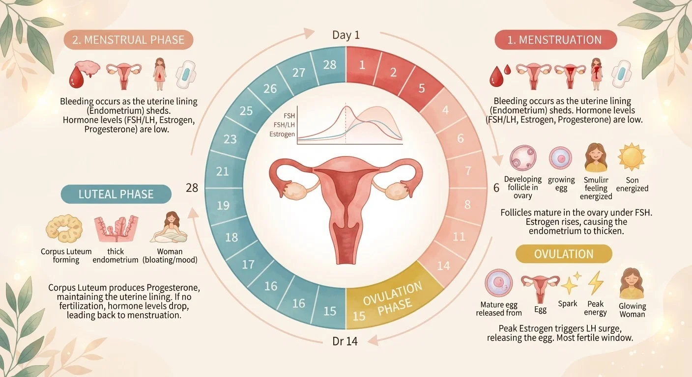 The Menstrual Cycle Explained: What Each Phase Actually Does